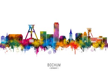 Bochum Germany Skyline