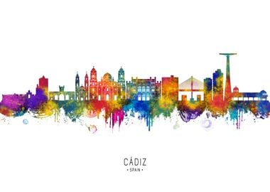 Cadiz Spain Skyline