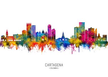 Cartagena Colombia Skyline