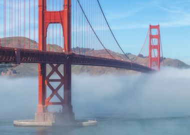 Fog Under Bridge