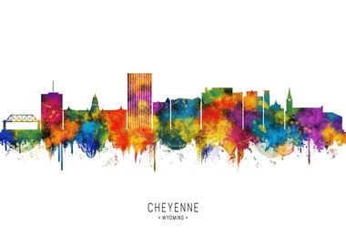 Cheyenne Wyoming Skyline