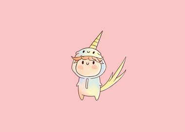 Cute Unicorn Character