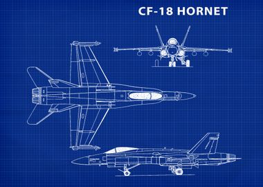 CF-18 Hornet Blueprint