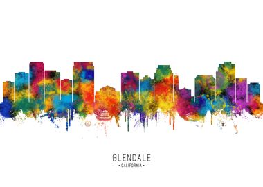 Glendale California Skyline