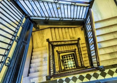 Spiral Staircase View