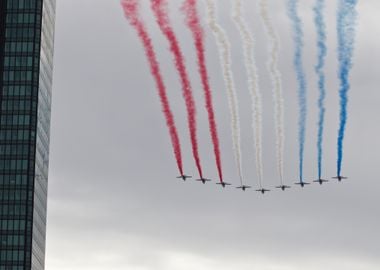 Patrouille de France french flag 