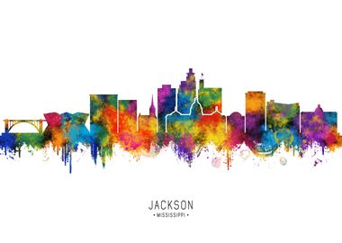 Jackson Mississippi Skyline