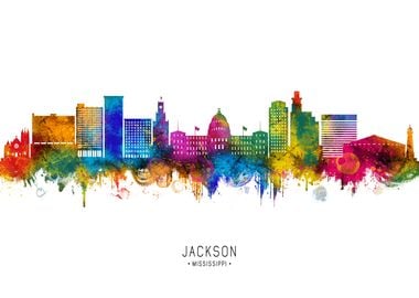 Jackson Mississippi Skyline