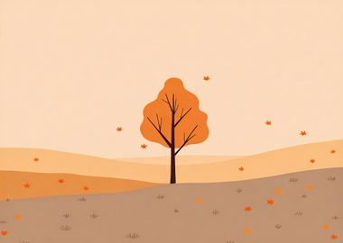 Autumn Tree Landscape