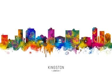 Kingston Skyline Watercolor