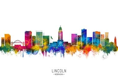 Lincoln Nebraska Skyline