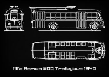 Alfa Romeo 800 Trolleybus 1940