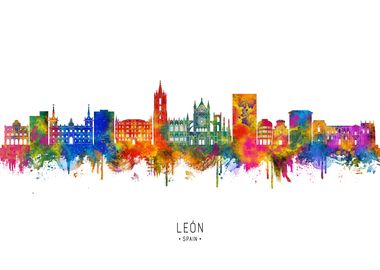 León Spain Skyline