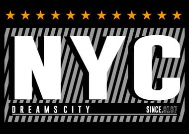 NYC Dream City Graphic