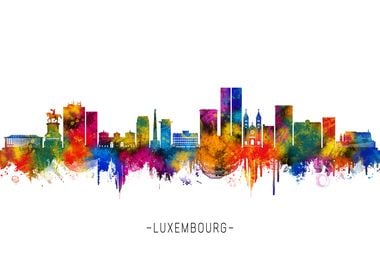 Luxembourg City Skyline