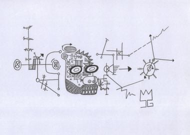 Abstract Machine Drawing