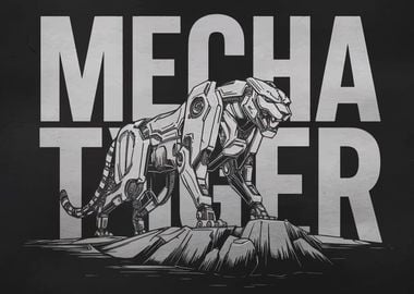 Mecha Tiger Illustration