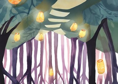 Enchanted Forest Lanterns