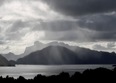 Misty mountains