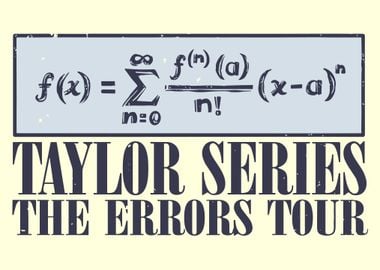 Taylor Series Tour Poster