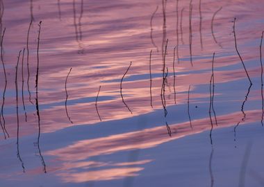 Clouds reflections