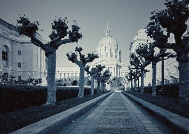 San Francisco City Hall Pathway