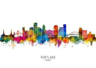 Portland Oregon Skyline