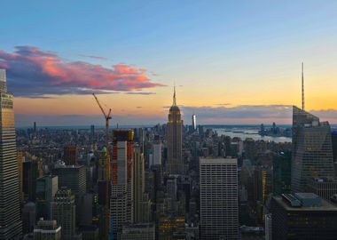 NYC Skyline Sunset