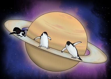 Penguins on Saturn