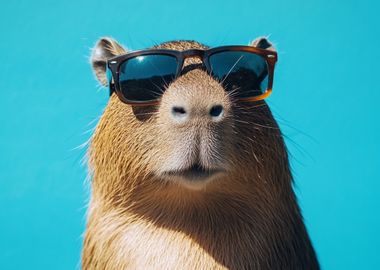 Capybara in Sunglasses