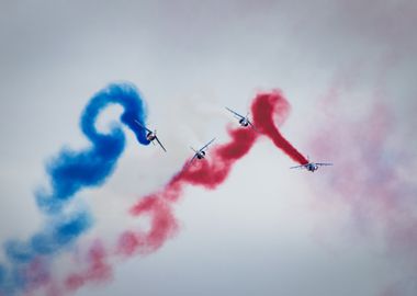 Air Show Smoke Trails