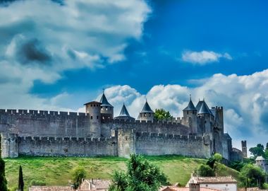 Medieval Fortress in Carcassonne France