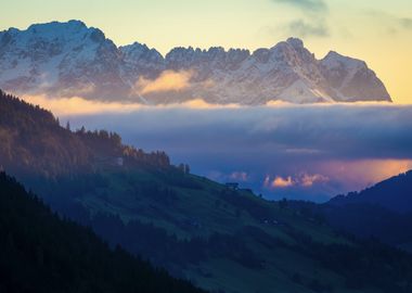 Mountain Sunrise Landscape