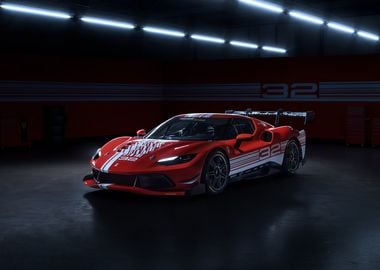 Ferrari 499P Race Car