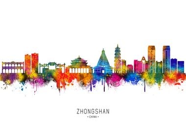 Zhongshan City Skyline