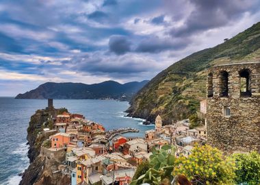 Italian Coastal Village in Cinque Terre