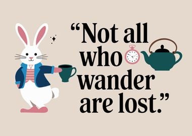 White Rabbit Quote