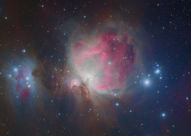 Orion and Running Man Nebula