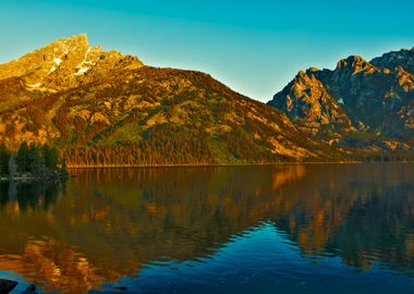 Sunrise at Jenny Lake, Grand Tetons National Park