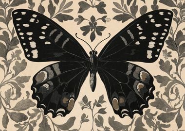 William Morris Butterfly Art