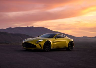 Aston Martin Vantage Sunset