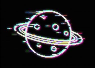 CRT Planet Glitch 