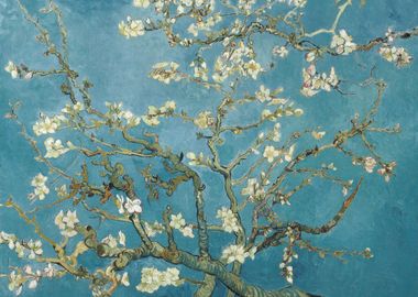 Vincent van Gogh's Almond blossom (1890) famous painting