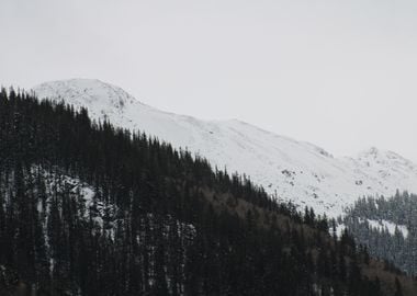 Snowy Mountain Peak