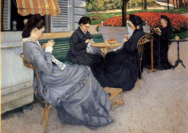 Four Women in a Garden