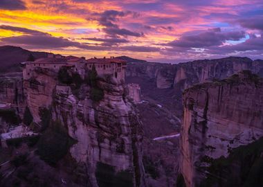 Monastery on Cliffside