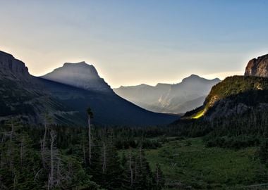 Glacier National Park Logan's Pass Going to the Sun Road