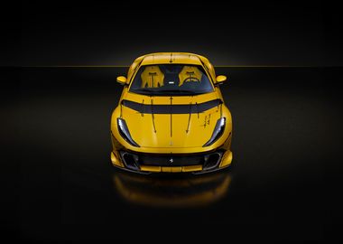 Yellow Ferrari SF90 Stradale