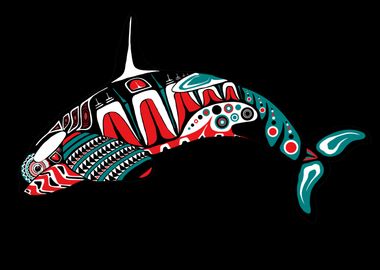 Alaska Native Inspired Killer Whale