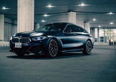 Black BMW 8 Series Gran Coupe